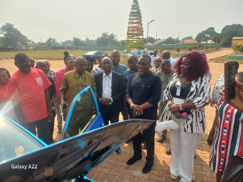 Aniocha North NULGE Presents Star Prize Car to LG Chairman