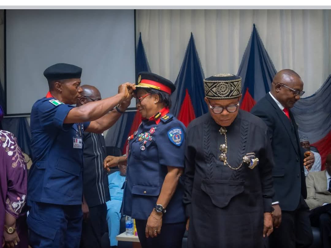 Ngozi Okeke celebrates big as NSCDC promotes 113 DCC to rank of commandant
