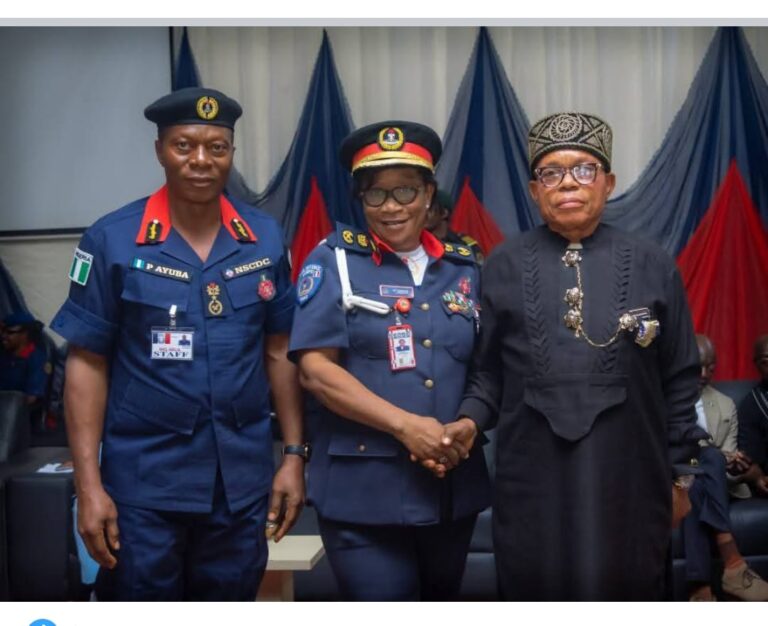 Ngozi Okeke celebrates big as NSCDC promotes 113 DCC to rank of commandant