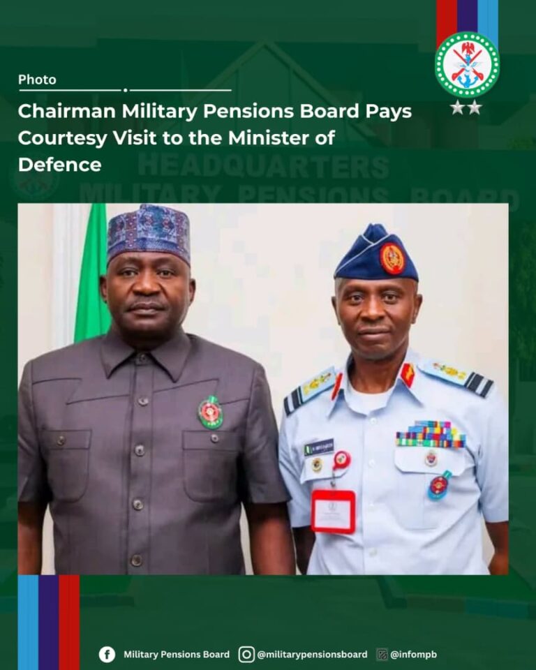 MPB Chairman Visits Defence Minister