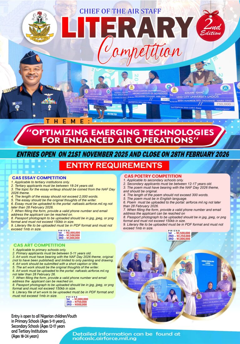 CAS Literary Competition Mobilises Youth for Innovation in Air Power, Emerging Technologies