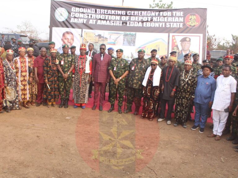 Nigerian Army Breaks Ground for New Training Depot in Ebonyi