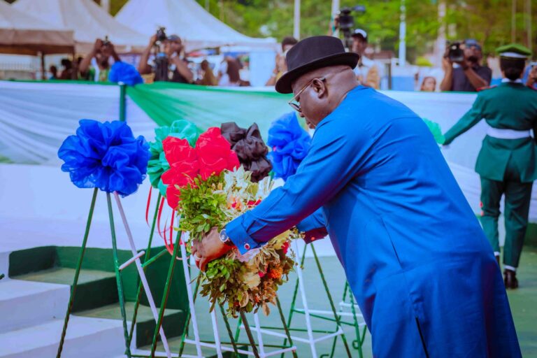 Oborevwori, Service Commanders Others Honour Nigeria's Fallen Heroes