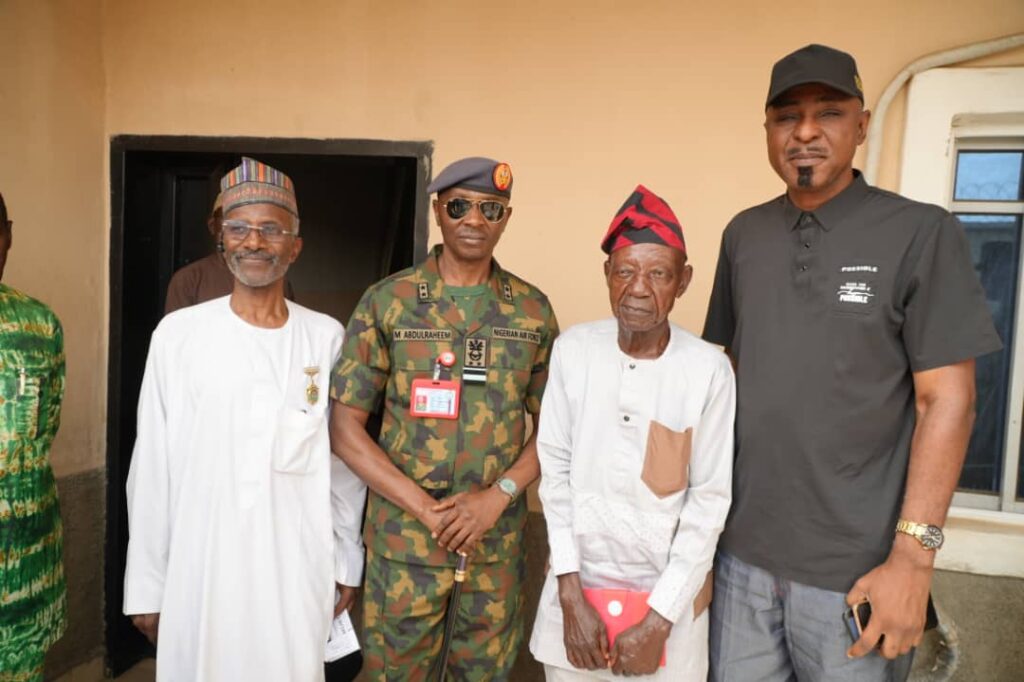 Chairman, Military Pensions Board, Honours Veteran Soldier in Nasarawa State.