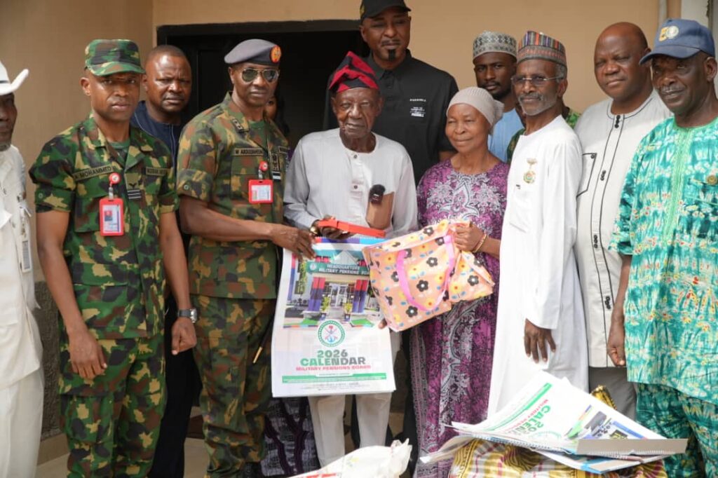 Chairman, Military Pensions Board, Honours Veteran Soldier in Nasarawa State.