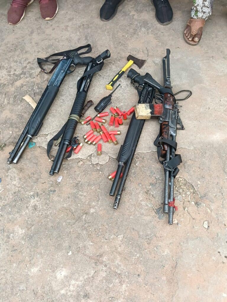 Delta Police Intercept Armed Gang, Recover Pump-Action Guns, Dane Gun, Battle Axe; Bust Drug Syndicate In Coordinated Operations
