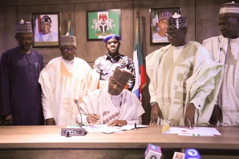 Borno Acting Gov. Assents to 2026 Budget of N892.4 Billion, Local Government Amendment Law.