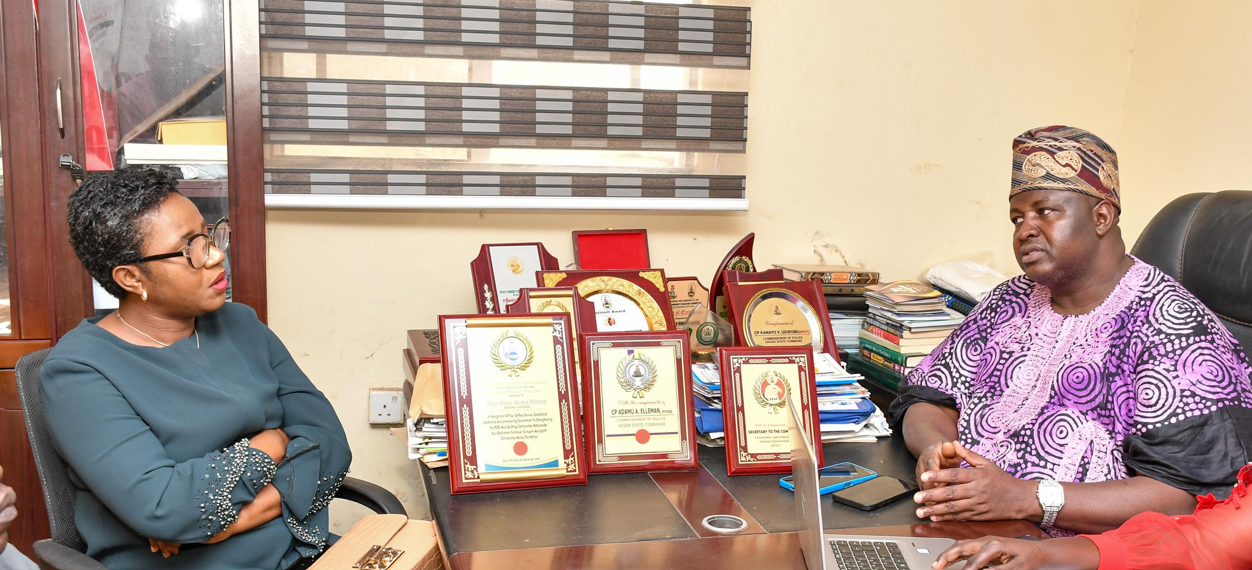 PCRC Reaffirms Strong Media Partnership with NUJ-FCT Council, Raises Concern Over Neglect of Retired Female Police Officers… Calls for Gender-Inclusive Appointments