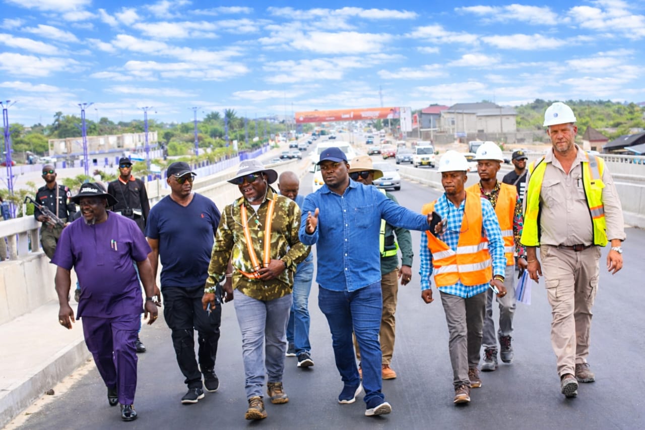 DSC Roundabout Flyover Nears Completion as Delta Govt Conducts Pre-Handover Inspection 