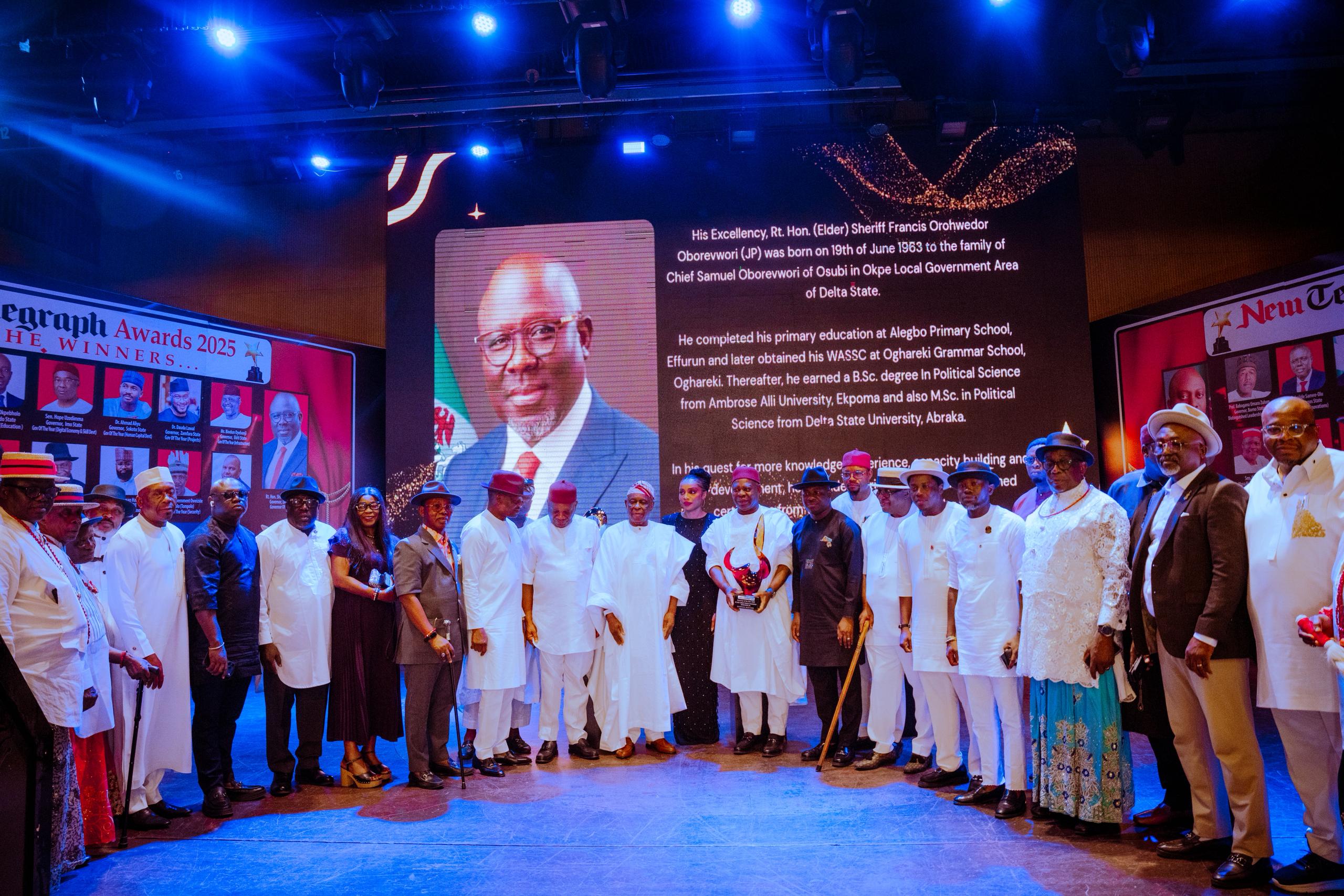 Oborevwori Wins Overall New Telegraph Governor Of The Year 2025 Award 