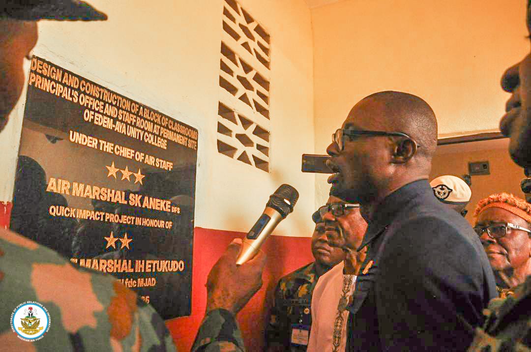 NAF Deepens Civil–Military Ties, CAS Honoured With Traditional Title In Akwa Ibom