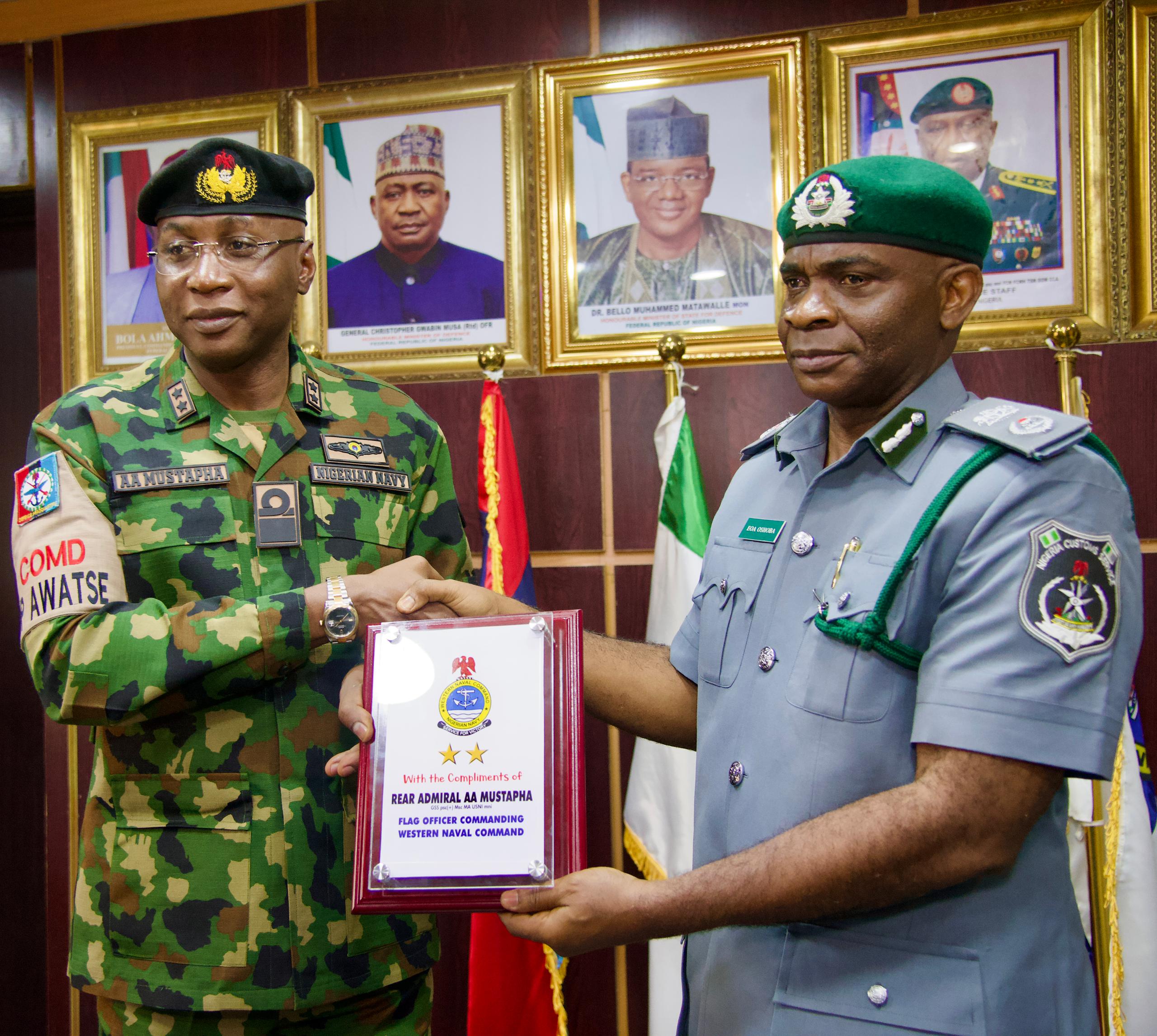 Customs, Navy reinforce institutional collaboration to secure maritime economy
‎
‎