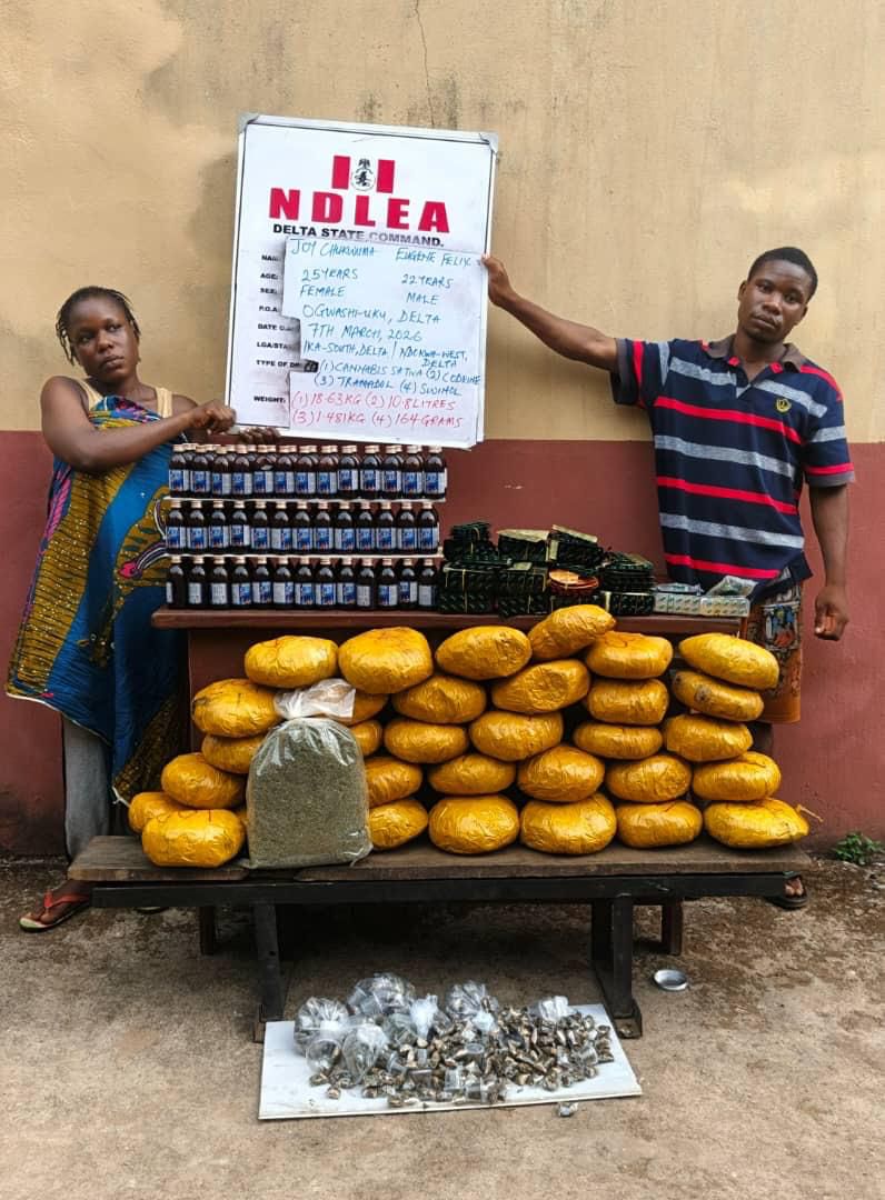 NDLEA arrests ex-Lagos councillor with drugs, intercepts narcotics in baby diapers