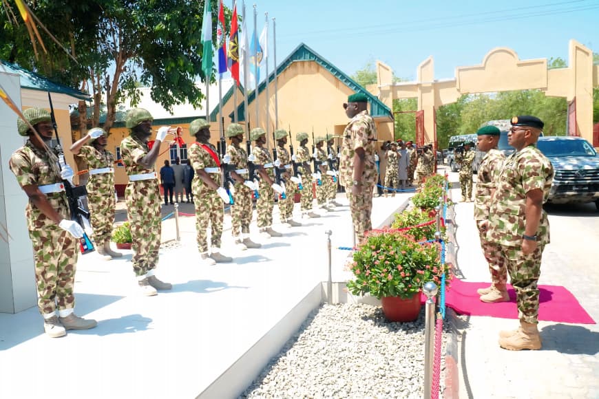 CDS, COAS Storm Maiduguri, Order Renewed Offensive After Bomb Blasts