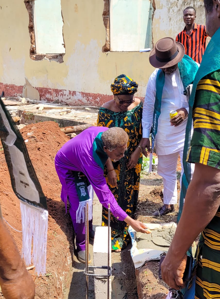 Issele-Uku: PBGS Old Boys Begin Construction of Corps Members’ Lodge to Sustain Founder’s Legacy