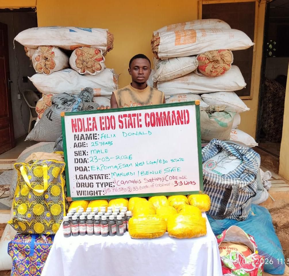 NDLEA intercepts cocaine hidden in dry fish heads, recovers fentanyl, meth in UK-bound shipments
‎