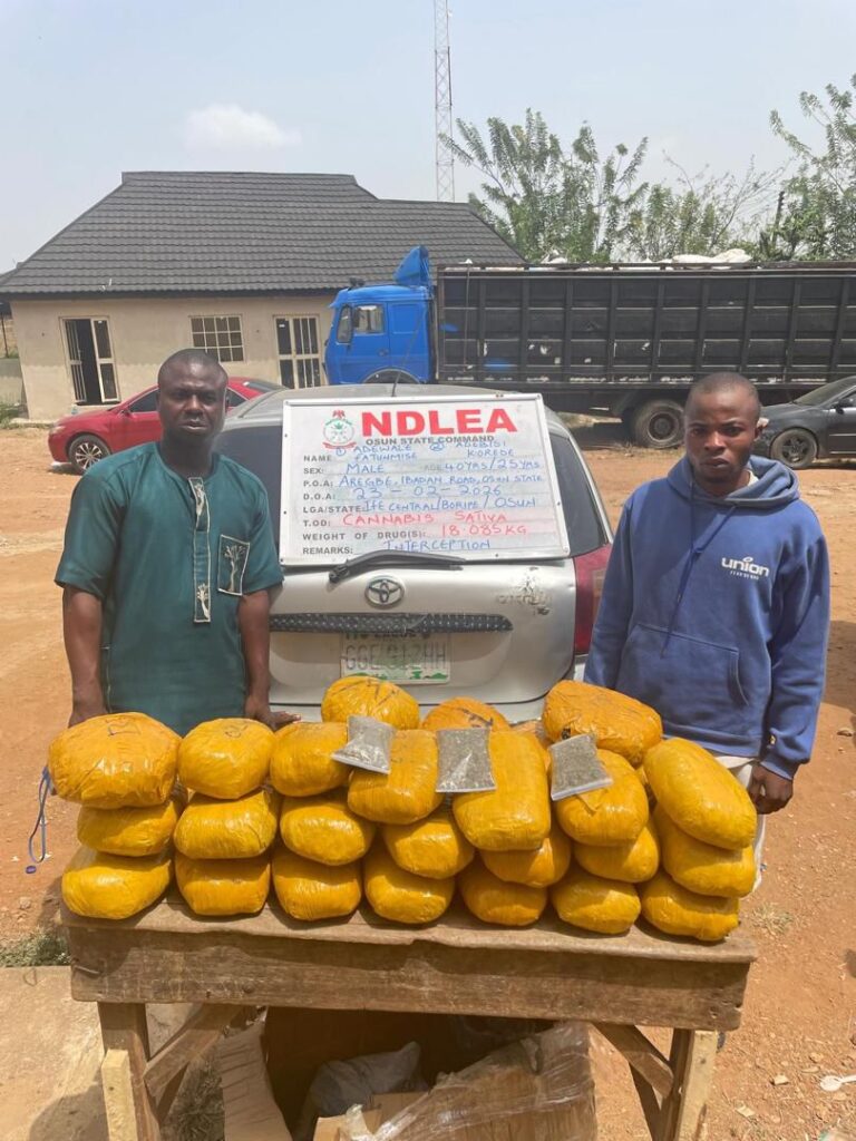 NDLEA Nabs Drug Kingpin After 13 Years, Seizes 18.4kg Meth