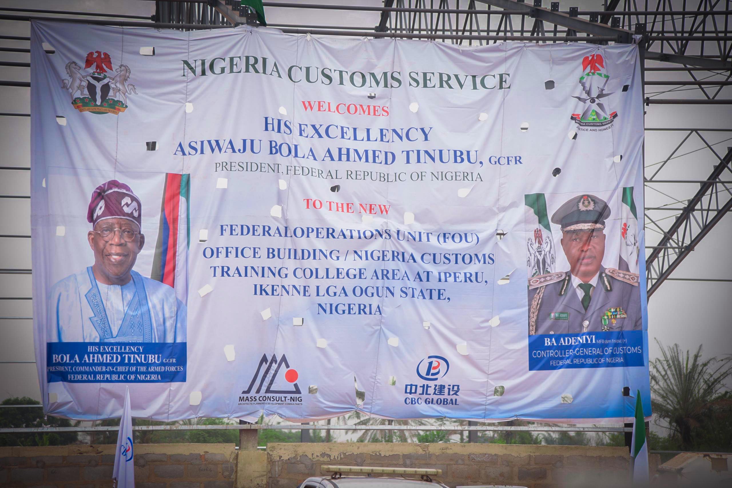 President Tinubu Commissions New Customs FOU ‘A’ Complex in Ogun