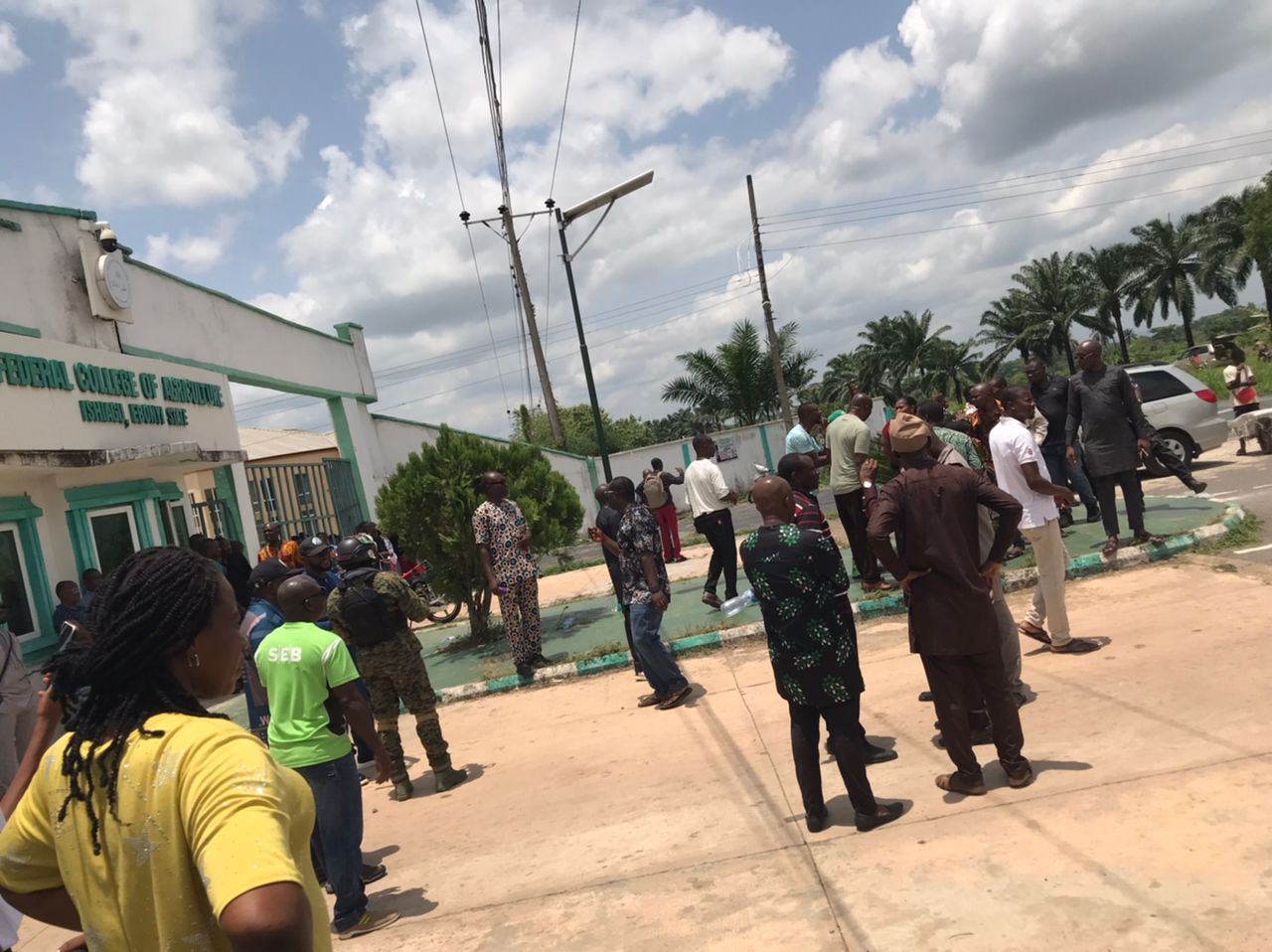 Tension Eases as Ekwe Assumes Office Amid Security Presence at Federal College of Agriculture, Ishiagu