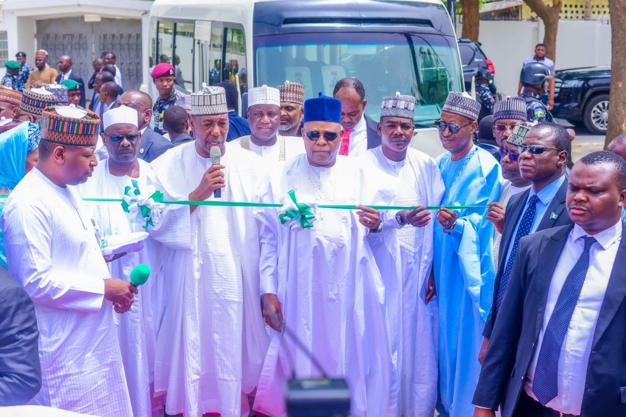 VP Shettima Commissions New Borno Governor’s Office Complex, Clinic, four others