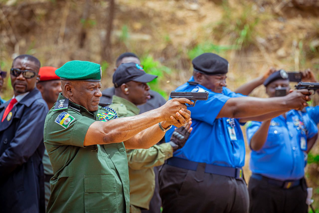 IGP Disu Reinforces Tactical Readiness, Officer Welfare at PMF Training Close in Ende Hills
‎