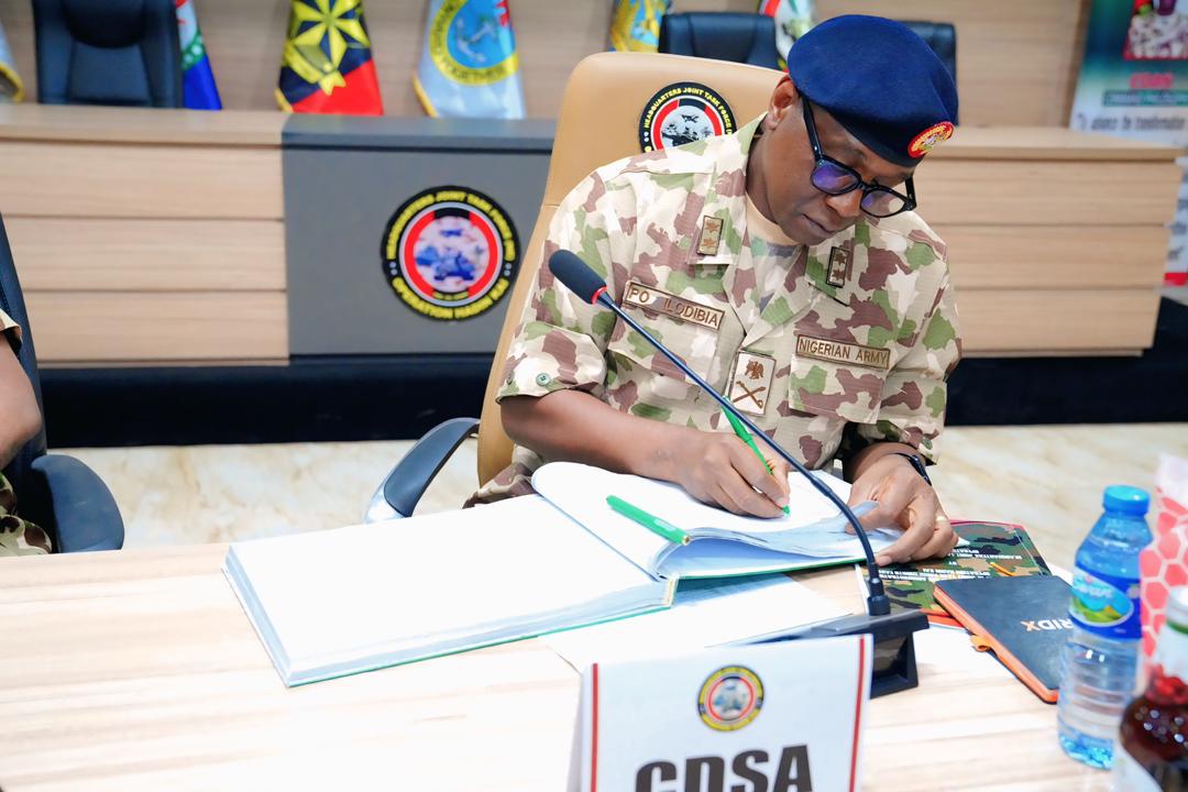 Defence Space Chief Assesses OPHK Operations, Boosts Intelligence Support in North-East Theatre
‎
