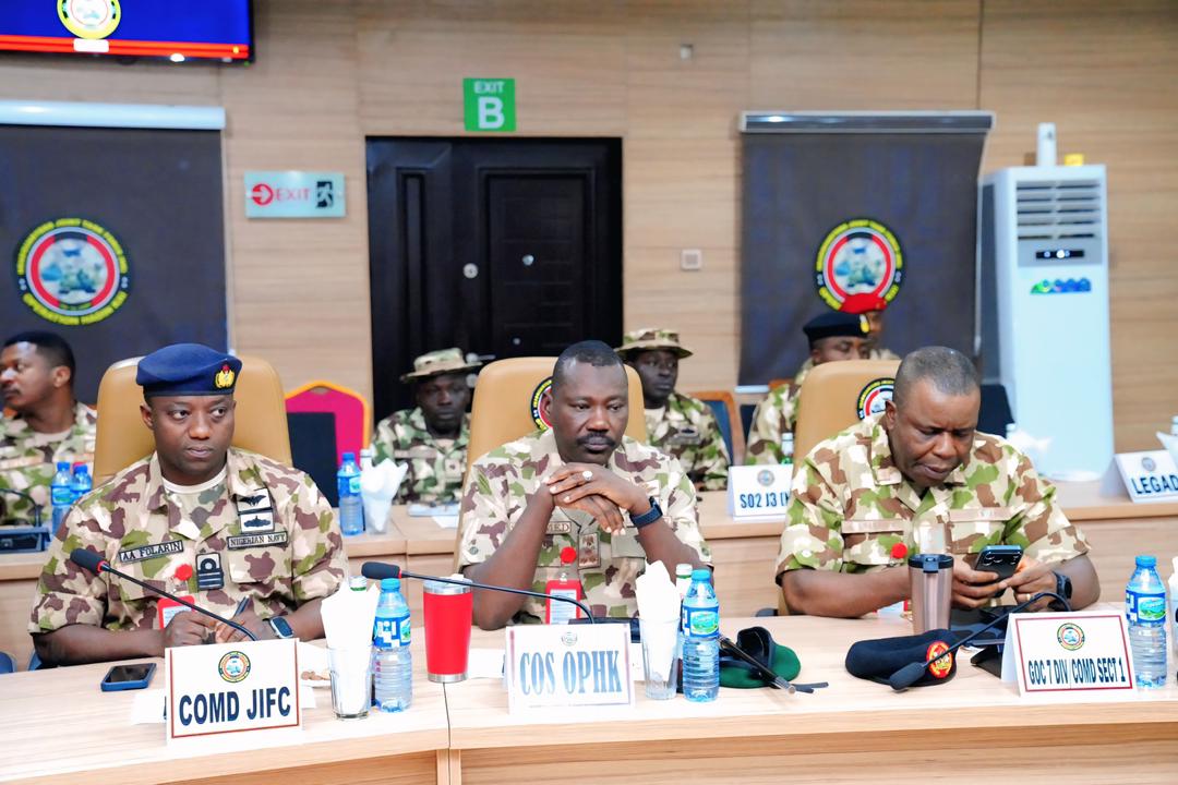 Defence Space Chief Assesses OPHK Operations, Boosts Intelligence Support in North-East Theatre
‎