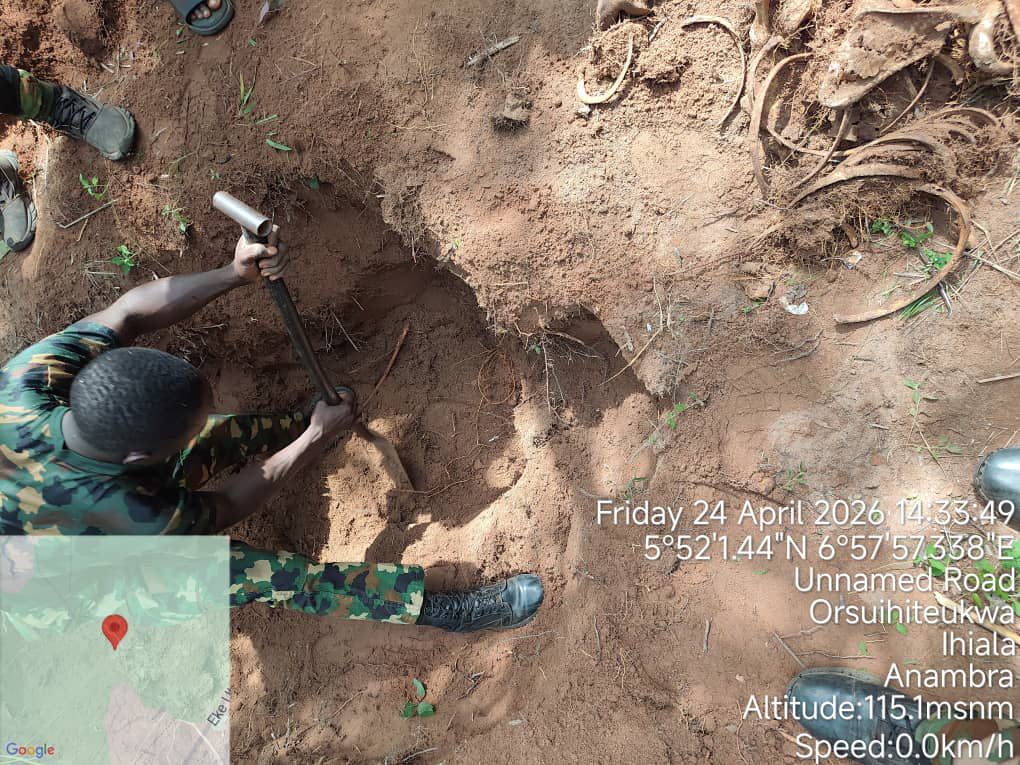Army Clears IPOB/ESN Stronghold in Imo, Recovers Suspected Remains of Slain Wedding-Bound Soldiers