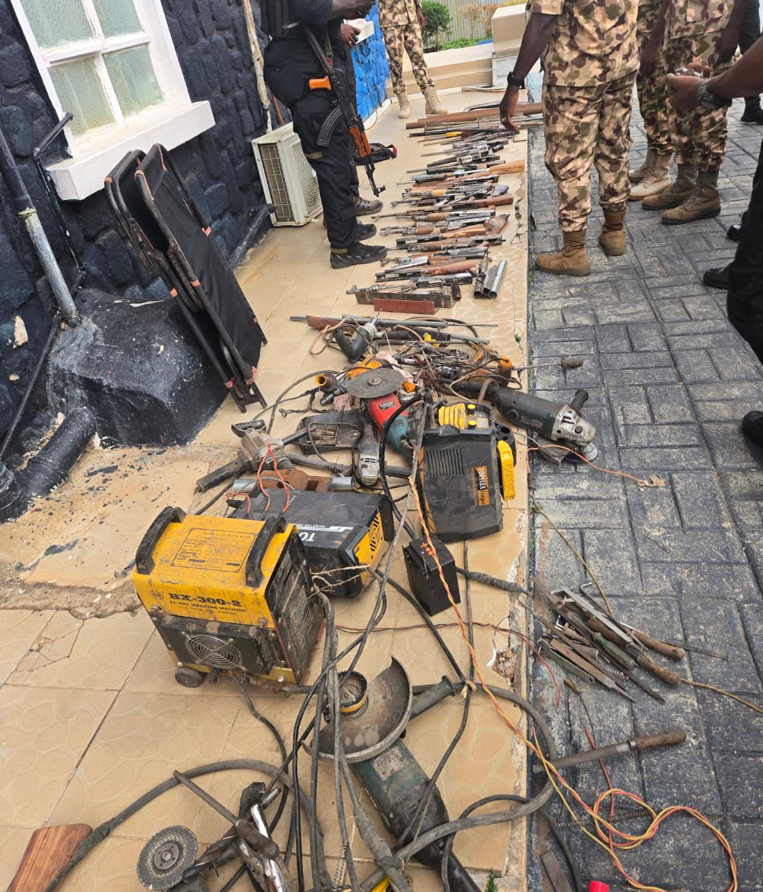 Troops Bust Illegal AK-47 Factories In Plateau, Arrest 5 Gun Makers
