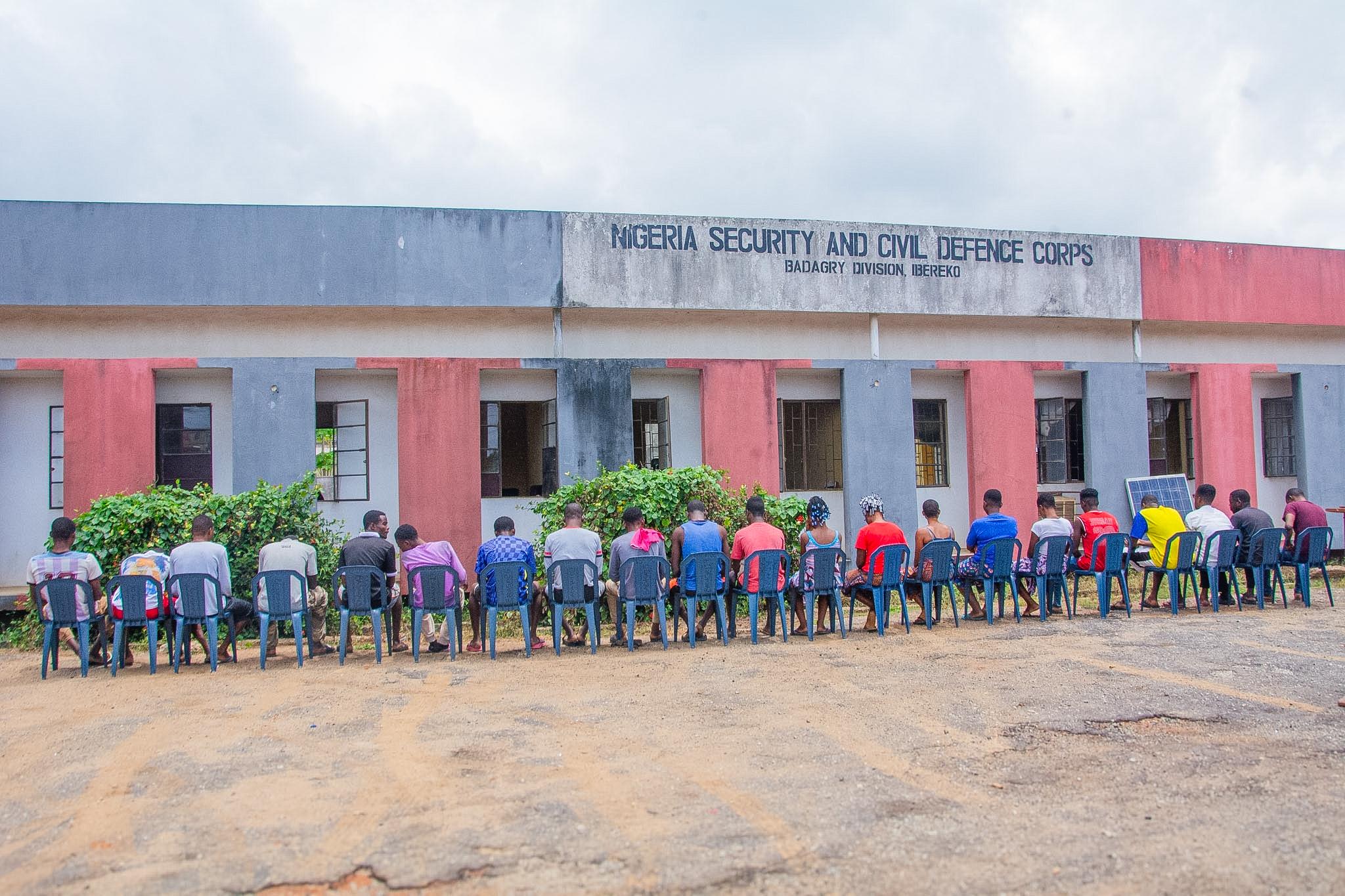 NSCDC arrests four foreign suspects over alleged human trafficking, internet fraud in Lagos
‎