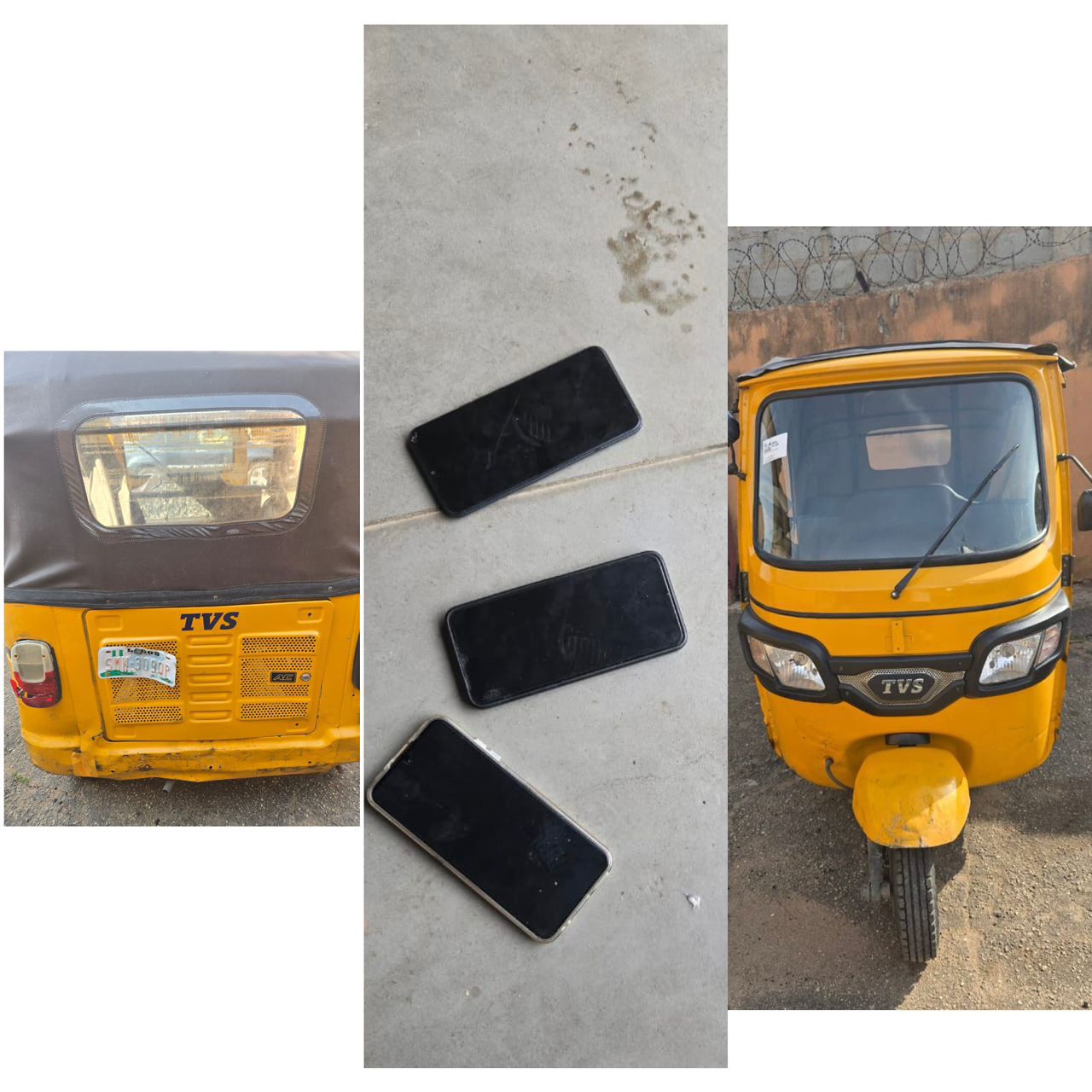 Lagos Police Smash ‘One Chance’ Gang, Recover Stolen Phones, Operational Tricycle
‎