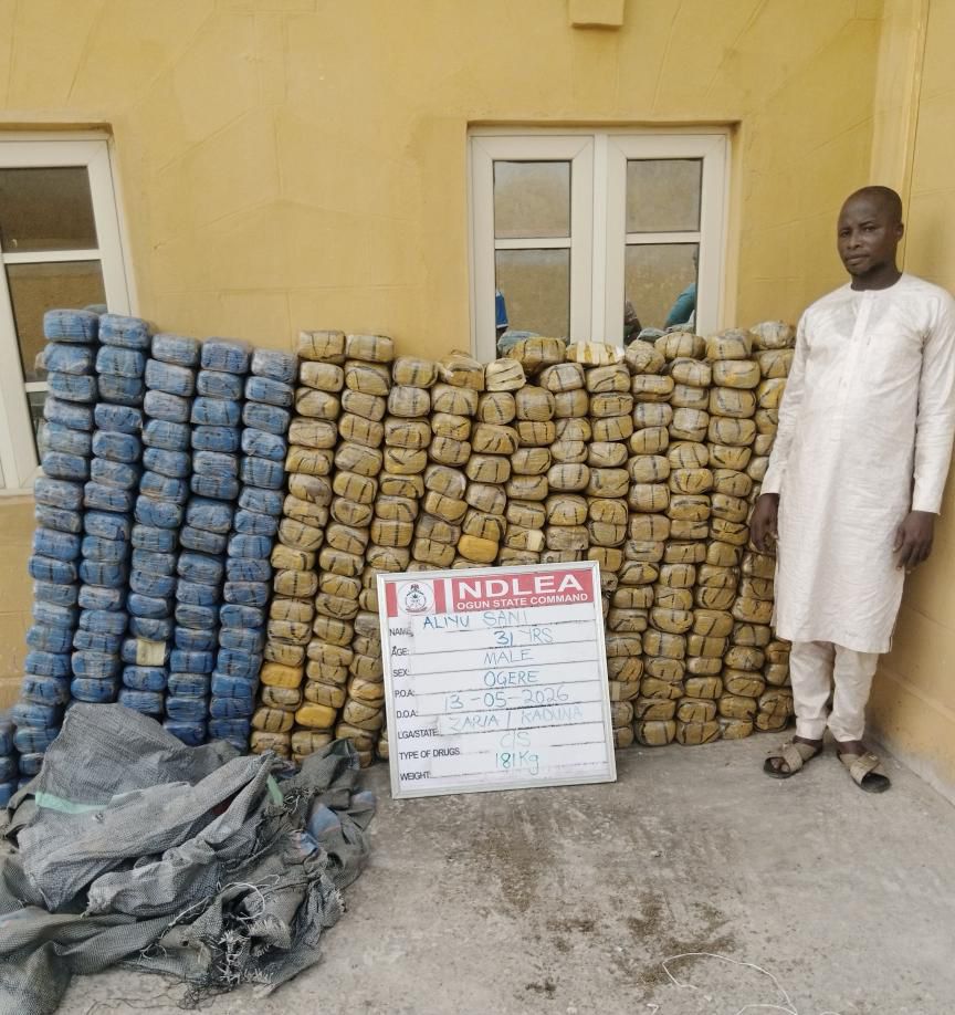 NDLEA Intercepts UK, Australia-Bound Cocaine, Opioids Hidden In Carton Walls, Destroys 65,000kg Skunk In Delta
‎
