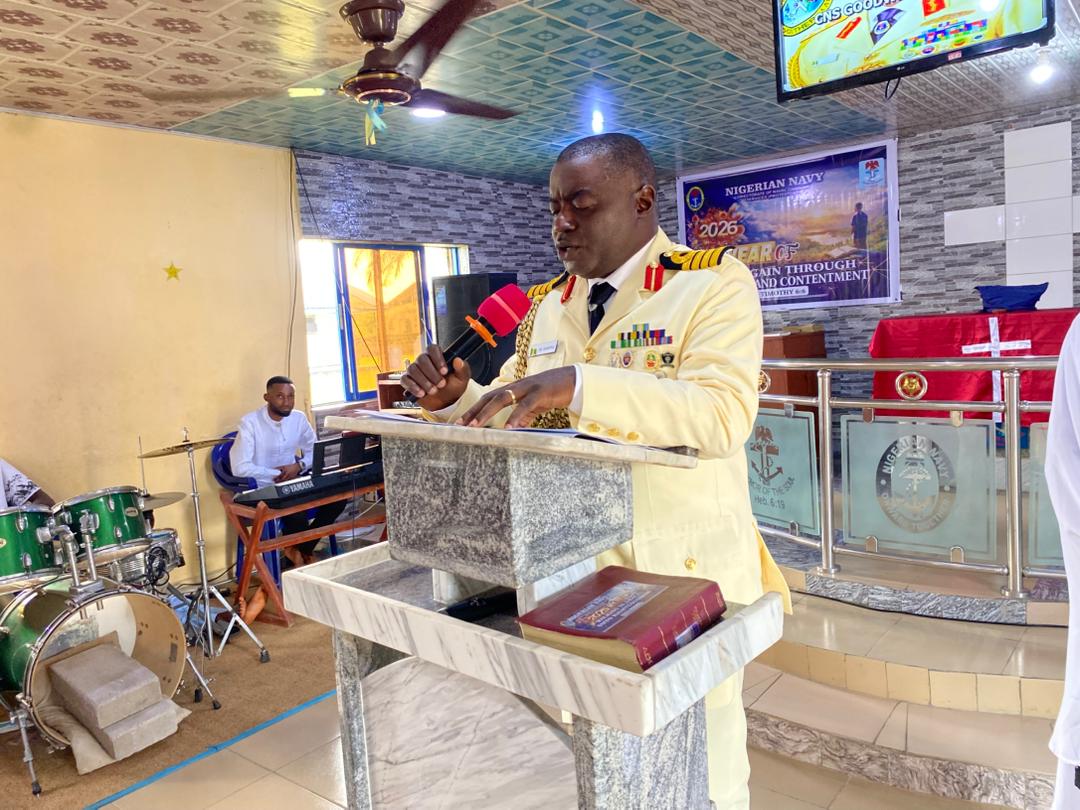 Nigerian Navy@70: FOB FORMOSO Holds Thanksgiving Service, Charges Personnel On Loyalty, Professionalism