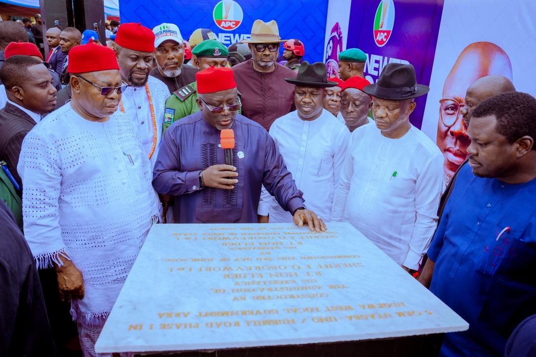 Oborevwori Inaugurates 18km Of Roads In Ndokwa West