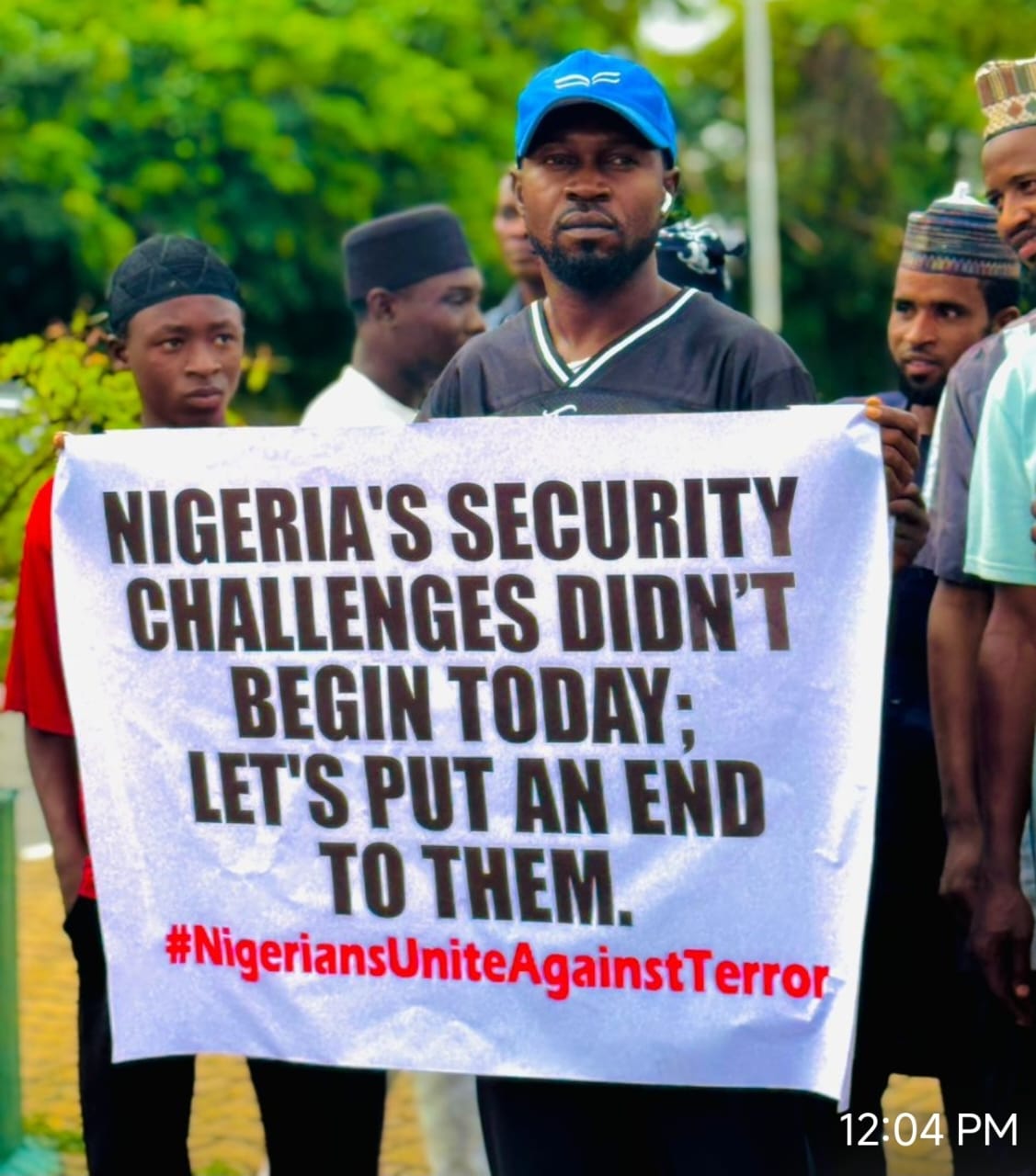 Youths March, Seek United Front Against Terrorism 