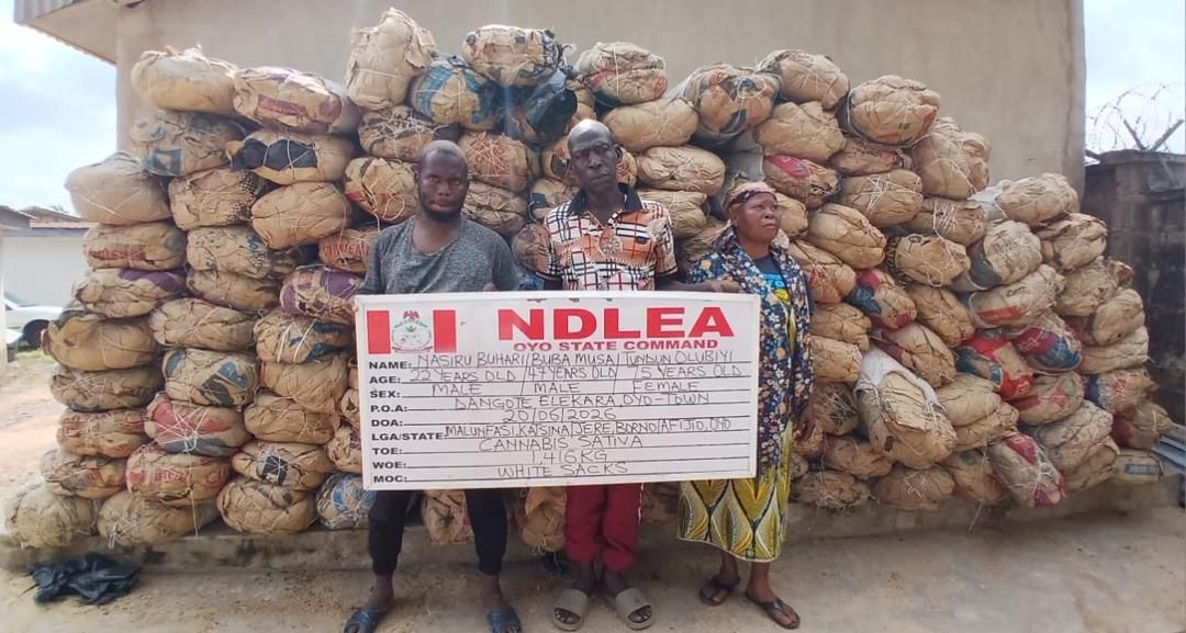 NDLEA Arrests Two Elderly Drug Dealers Accused of Supplying Students, Seizes Illicit Consignments