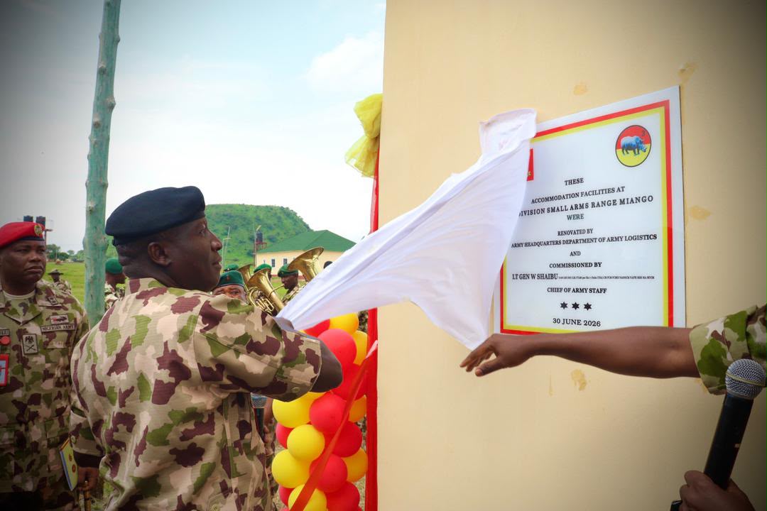 Nigerian Army Boosts Training Capacity as COAS Inaugurates Modern Training Facilities in Plateau