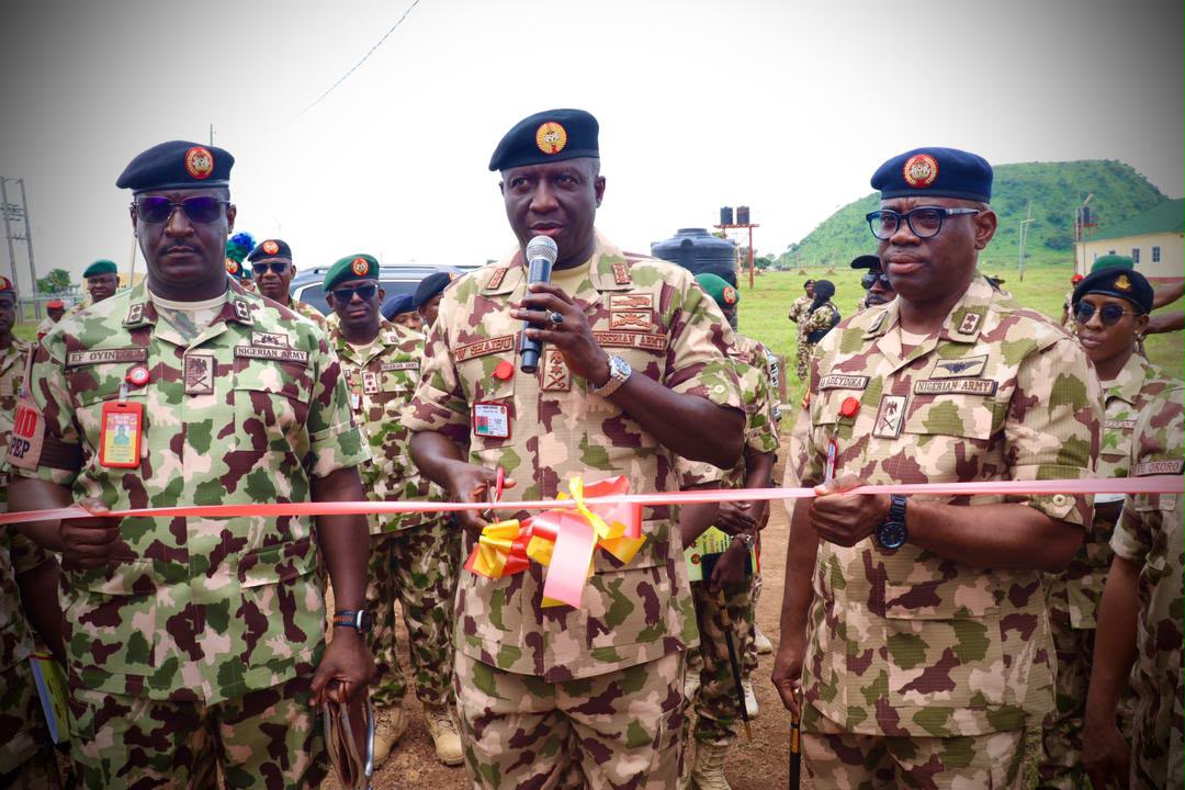 Nigerian Army Boosts Training Capacity as COAS Inaugurates Modern Training Facilities in Plateau