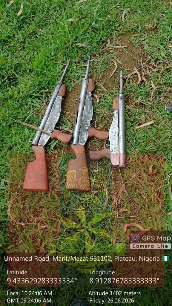 Troops kill suspected terrorists, recover rifles, arrest gun-running suspect in Plateau
