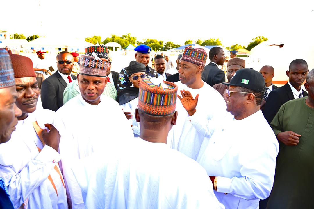 Umahi Arrives Borno Ahead of Tinubu’s Flag-Off of Key Road Rehabilitation Projects