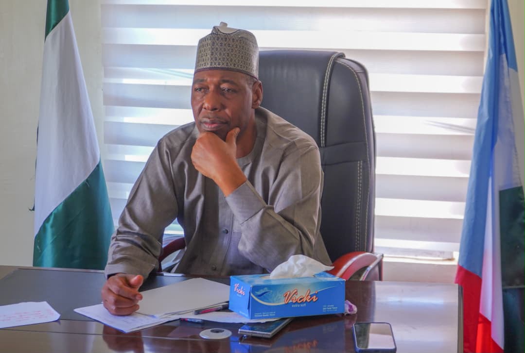 Zulum Conducts Official State Duties from Biu, Meets Security Chiefs 