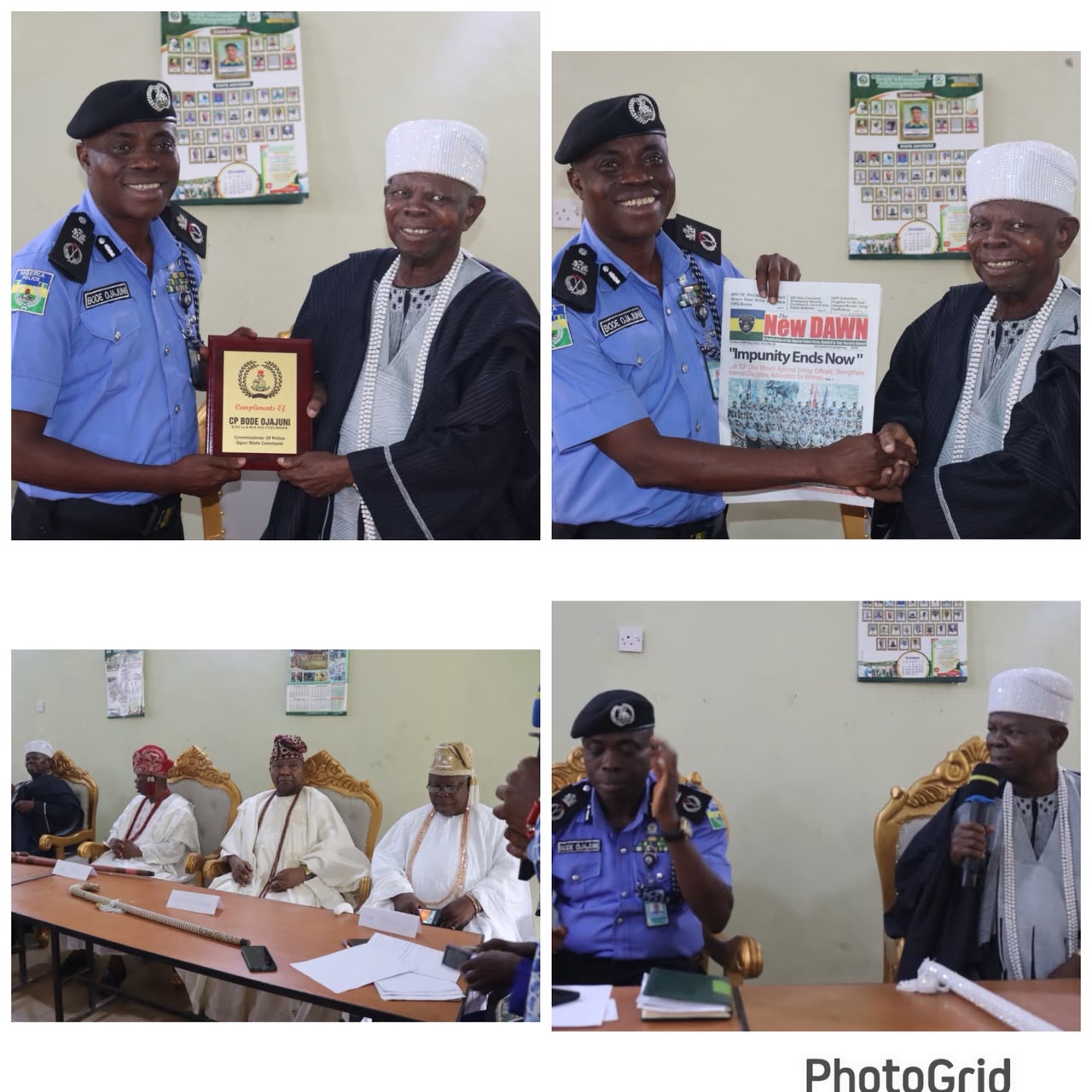 CP Bode Ojajuni Rallies Traditional Rulers, Stakeholders on Community Policing During Ogbere Visit