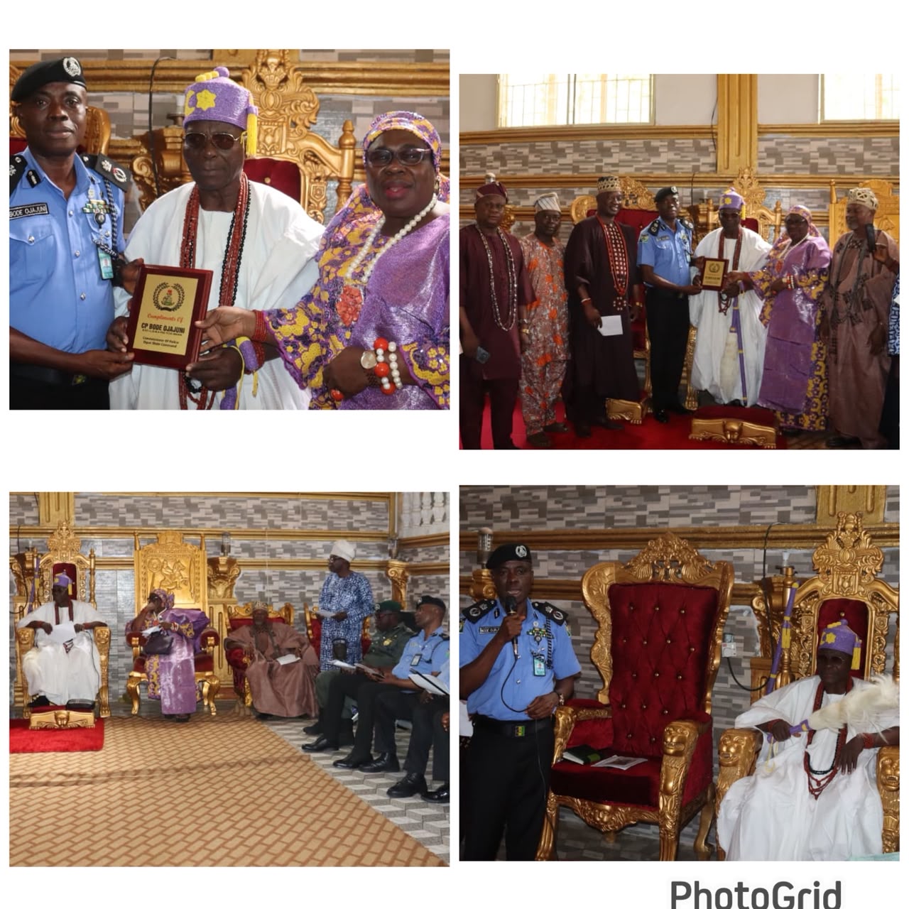 CP Bode Ojajuni Rallies Traditional Rulers, Stakeholders on Community Policing During Ogbere Visit