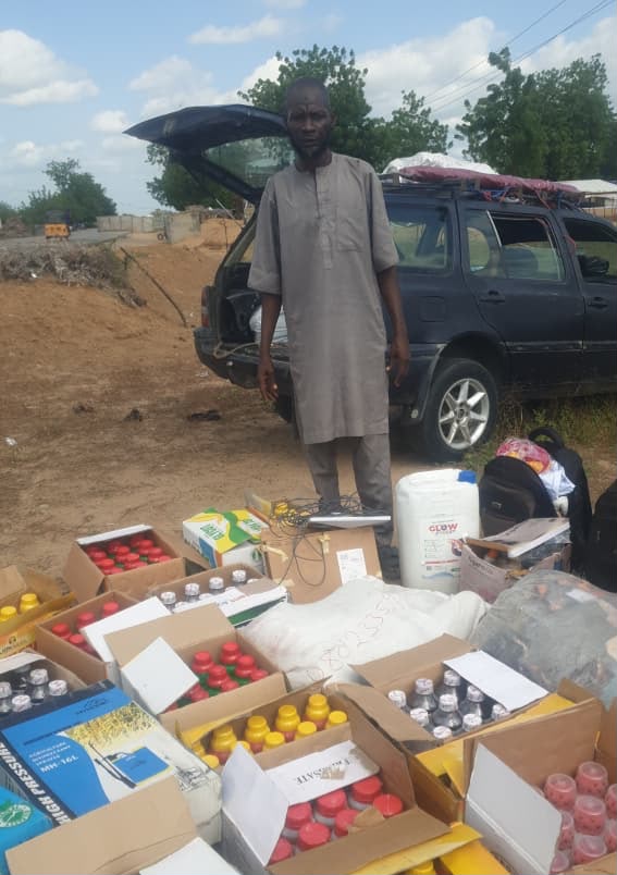 ‎Troops Arrest Six Suspected Terrorist Logistics Suppliers, Recover Starlink Device, 202 Cartons of Herbicides in Borno
‎
‎