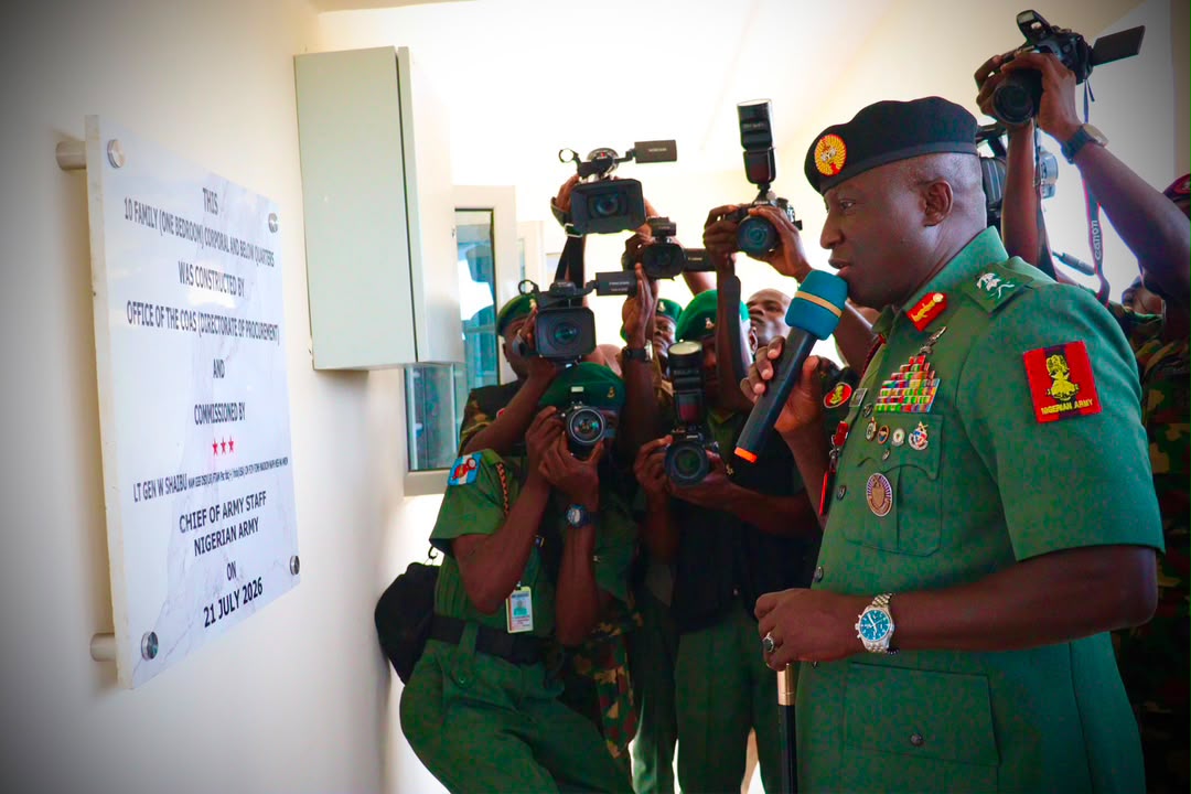 COAS Commissions 110 New Family Houses for Soldiers, Reinforces 'Soldier First' Welfare Policy
