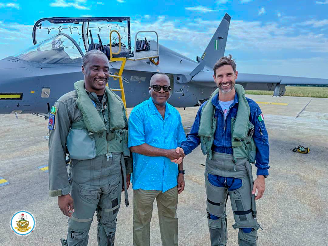NAF takes delivery step as first three M-346 combat aircraft pass acceptance test ‎ ‎