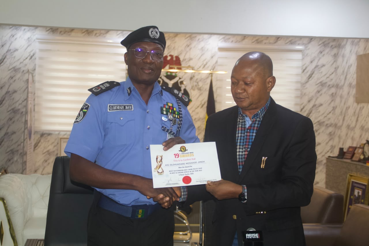 ‎AIG Jimoh bags West, Central Africa's Outstanding Anti-Crime Police Chief Award
‎