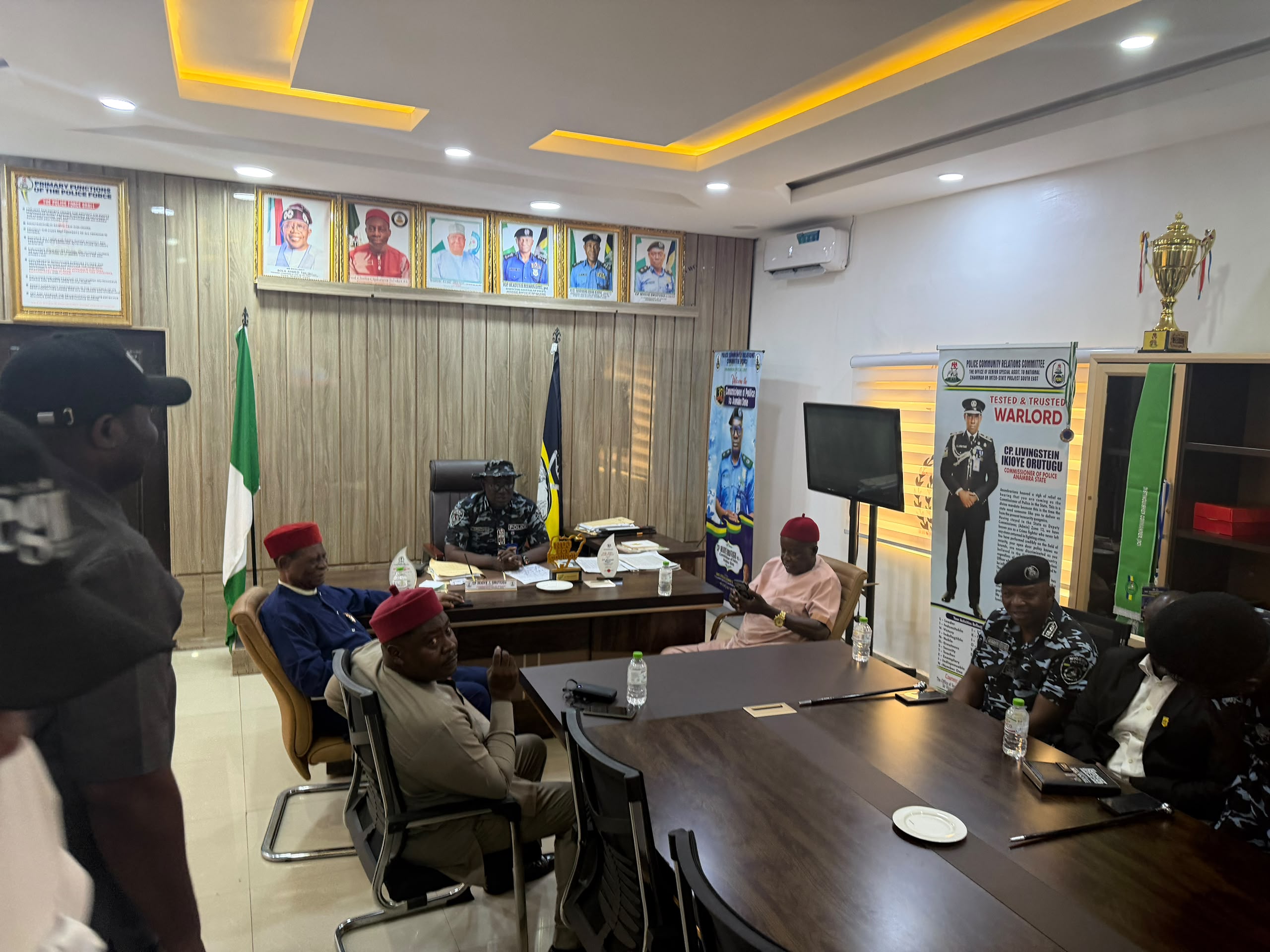 Anambra Police Command Gains Fresh Confidence Boost as Ex-IGP Okiro, Former PSC Chairman Visit Awka Headquarters