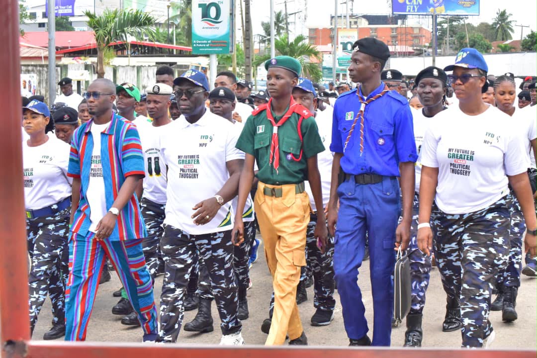 Lagos Police Lead Peace Walk, Launch Campaign Against Political, Digital Thuggery