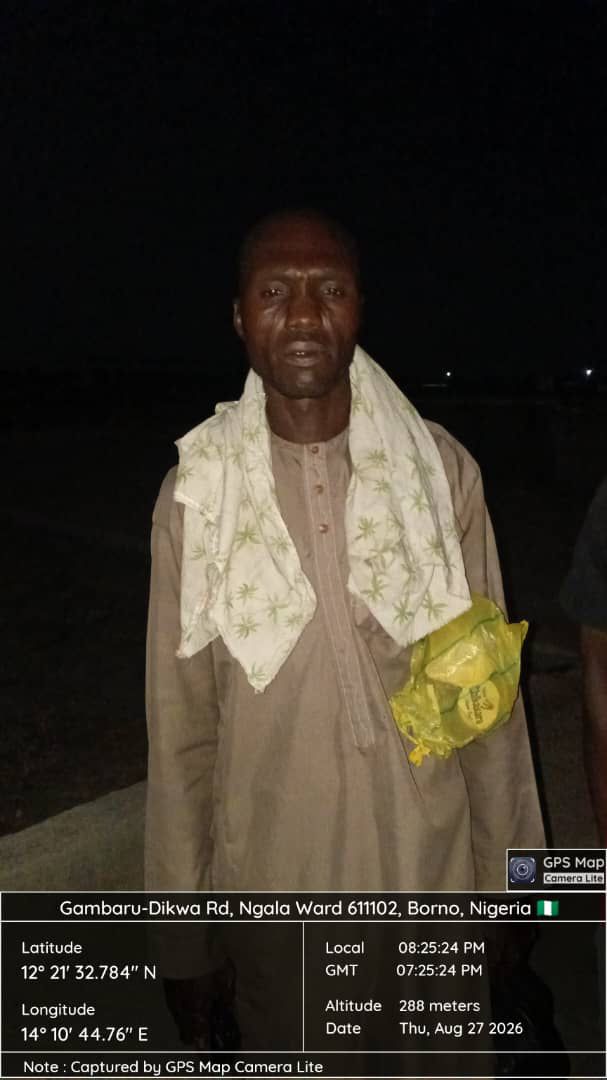 Troops arrest five suspects, intercept logistics allegedly meant for terrorists in Borno